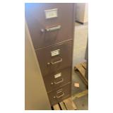 Group of Metal 4-Drawer Filing Cabinets