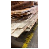 Large Lot of Mixed Wood Boards and Trim Pieces