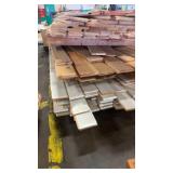 Large Lot of Mixed Wood Boards and Trim Pieces