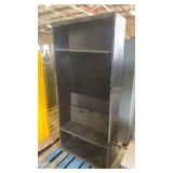 Used Metal Storage Cabinet with Shelves