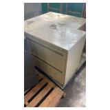Used Metal 2-Drawer Lateral Filing Cabinet