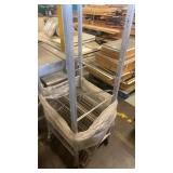 Commercial Rolling Sheet Pan Rack with Multiple Wire Shelves