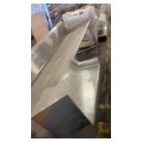 Industrial Stainless Steel Angled Prep Table