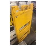 Set of Safety Barricade Signs and A-Frame Barriers