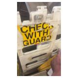 Set of Safety Barricade Signs and A-Frame Barriers