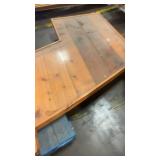 Large Wooden Curved Countertop Panel
