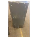 Metal Industrial Storage Rack with Adjustable Blue Plastic Shelves