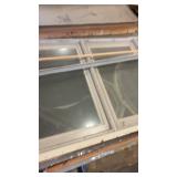 Large Double Pane Window Assembly with Metal Frame