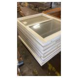 Stack of Used Double Hung Windows 55in x 45in
