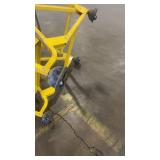 Rolling Industrial Step Ladder with 4 Steps