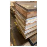 Pallet of Used Double-Pane Wood Frame Windows
