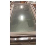 Pallet of Used Double-Pane Wood Frame Windows