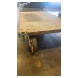 Heavy Duty Industrial Wood Platform Dolly Cart