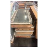Set of 4 Double-Pane Aluminum Windows with Wood Frames