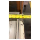 Set of 4 Double-Pane Aluminum Windows with Wood Frames