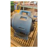 Used Commercial Floor Air Mover Fan Blue Plastic Housing