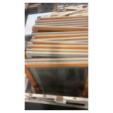 Pallet of Wooden Framed Double-Pane Window Sashes