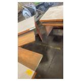 Set of 3 Wooden Office Desks with Laminate Tops