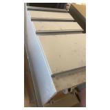 Group of Metal and Wood Office Cabinets and Shelving Units