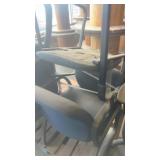 Mixed Lot of Stackable and Folding Chairs with Cushions and Armrests