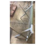 Folding Military-Style Cot with Metal Frame