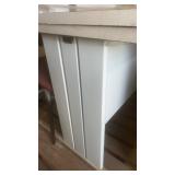 Modular Office Cubicle with Work Surface and Privacy Panels