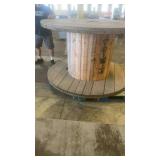 Large Wooden Cable Reel Spool Table