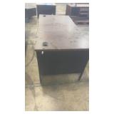 Used Metal Office Desk with Drawers