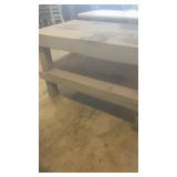 Heavy Duty Wooden Work Table with Lower Shelf