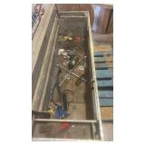 Aluminum Diamond Plate Truck Tool Box with Miscellaneous Contents