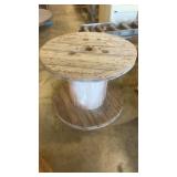 Large Wooden Cable Spool Table