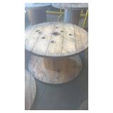Large Wooden Industrial Cable Spool Reel