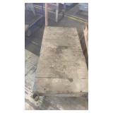 Heavy Duty Wood Platform Cart with Metal Wheels