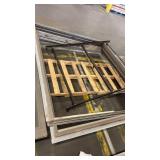 Lot of Used Lumber, Wood Pallets, and Glass Door Panels