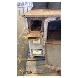 Antique Home Comfort Wood Burning Stove by Wrought Iron Range Co.