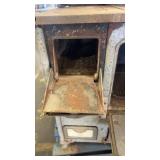 Antique Home Comfort Wood Burning Stove by Wrought Iron Range Co.