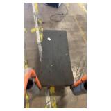 Used Heavy-Duty Industrial Platform Cart with Steel Frame