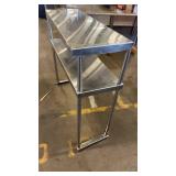 Regency Stainless Steel Work Table with Double Overshelf