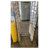 Commercial Stainless Steel Bakery Pan Rack on Casters
