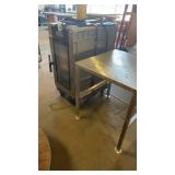 Alto-Shaam VMC-H4H Commercial Electric Holding Cabinet with Stainless Table