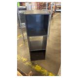 Black 3-Shelf Wooden Storage Organizer