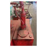 Red Hydraulic Fluid Transfer Pump Tank DTE-25