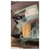 Pallet of Assorted Commercial Kitchen Supplies and Storage Crates