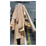 Assorted Lot of Hardwood Trim and Flooring Boards