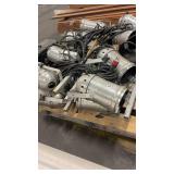 Set of 10 Aluminum Stage Par Can Lights with Power Cables