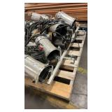 Set of 10 Aluminum Stage Par Can Lights with Power Cables