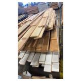 Large Lot of Mixed Wood Boards and Trim Pieces