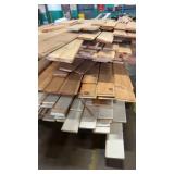 Large Lot of Mixed Wood Boards and Trim Pieces
