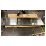 Stainless Steel Multi-Outlet Manifold and Three-Compartment Trough