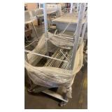 Commercial Rolling Sheet Pan Rack with Multiple Wire Shelves